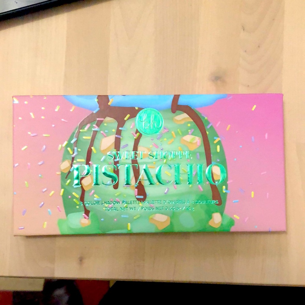 Bh cosmetics pistachio palette.